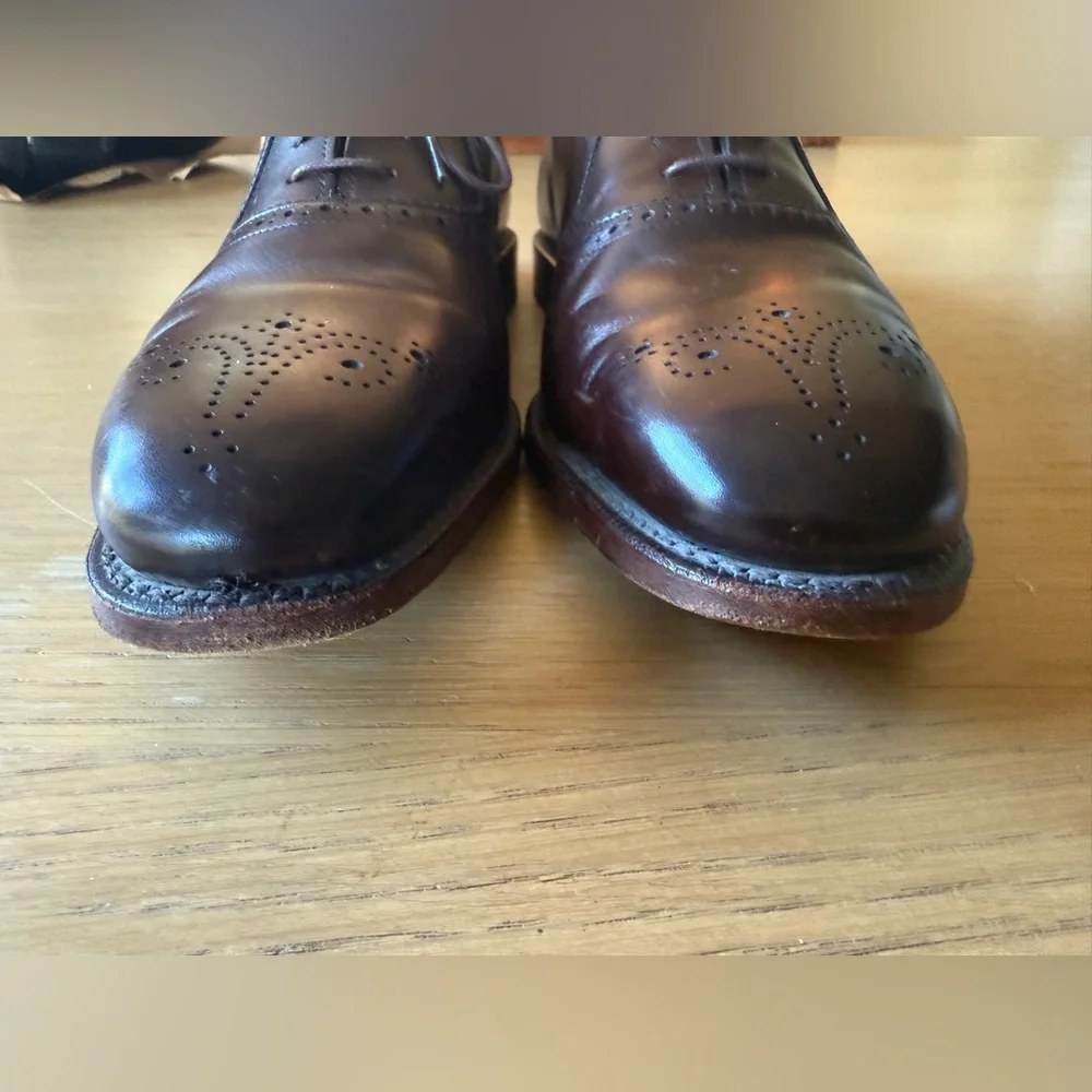 Allen Edmonds Cornwallis Brown Oxfords Size 11.5D